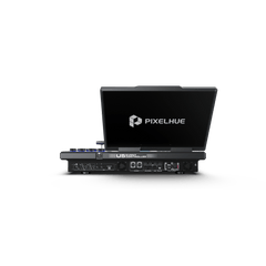 Controlador de Eventos Compacto U5 / Pantalla Táctil Principal 21.5" / Pantalla Inteligente 8" / 87 Botones LCD Programables / 4 Encoders y 8 Faders / Control MIDI y KVM / Diseño Plegable / Software PixelFlow / HDMI 2.0 / 12G-SDI /