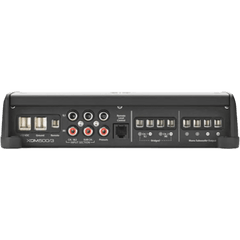 Amplificador Náutico y para Automóvil / 3 Canales (500 W) / Clase D / Principal 75 W x 2 + Subwoofer 180 W x 1 a 4 Ω / 100 W x 2 + 300 W x 1 a 2 Ω / Filtros Paso Alto y Paso Bajo 50 Hz-500 Hz / Fusible 50 A / Control de Nivel Rem