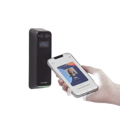 Lector Biométrico Facial (compatible solo con BIOSTARAIR) / lector de tarjetas Prox EM, mifare, Tarjetas Virtuales por Bluetooth / con protección IP67, IK08