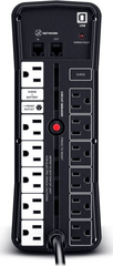 UPS Gamer de 1500 VA/1000 W, Topología Línea Interactiva, Entrada 120 Vca NEMA 5-15P, y 13 Salidas NEMA 5-15R, Puerto USB, Con Regulador de Voltaje (AVR)