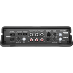 Amplificador de Sistema para Coche / 5 Canales / 700 W / Clase D / 4 x 75 W RMS + 1 x 180 W RMS a 4 Ω / 4 x 100 W RMS + 1 x 300 W RMS a 2 Ω / Filtros Paso Alto, Paso Bajo y Paso de Banda / Refuerzo de Graves / Control de Nivel Remoto Opcional