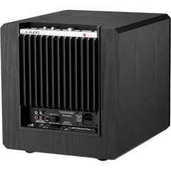 Subwoofer con Amplificador Integrado / 10" / 1200 W Short-Term / Respuesta de Frecuencia 25-116 Hz (±1.5 dB) / Carcasa Sellada / Acabado Negro Ceniza / Rejilla Incluida / Modos de Energía Desactivado-Activado-Automático / Filtro