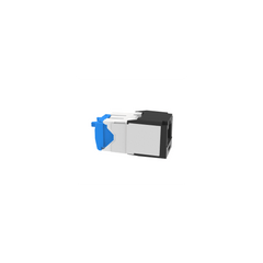 Conector Jack RJ45 Estilo TG, Mini-Com, Categoría 6A, Con Gel Resistente a la Corrosión, de 8 Posiciones y 8 Cables, Color Negro