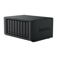 NAS DiskStation DS1825+ | 8 Bahías | AMD Ryzen V1500B | 8 GB DDR4 ECC | Hasta 2,239 MB/s Lectura | 2 Puertos 2.5GbE | Expansión PCIe 3.0 | Compatible con 10GbE y 25GbE | Caché SSD M.2 | Synology DSM.