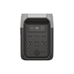 Estación de Energía Portátil Delta 3 1536Wh Litio LFP / 6 AC 1800 W (Max. 3600W) / 2 USB-C 100W / Capacidad para Aumentar Respaldo / Cargador de Coche 10A a 12.6V / Conectividad WiFi y Bluetooth (App) / Carga Solar 500W Max.