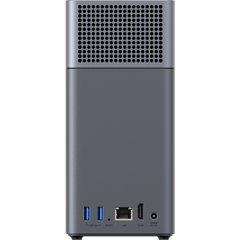 NAS UGREEN NASync DH2300 / Procesador RK3576 / 4GB u 8GB RAM / 32GB eMMC / 2 Bahías SATA / JBOD-Basic-RAID 0-RAID 1 / Puerto HDMI 4K / 1 GbE / USB 3.2 Gen 1 Type-C / Detección NFC