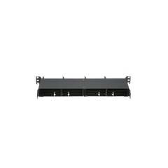 Panel de Distribución de Fibra Óptica, Acepta 12 Cassettes HD Flex™ en 6 Espacios, Hasta 144 Fibras, 1 UR
