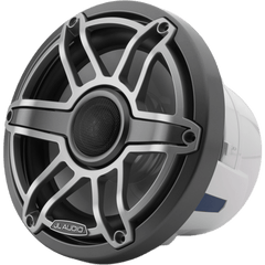 Bocinas Náuticas JL Audio M6 / 8.8" / Coaxial / Rejilla Deportiva de Titanio / 125 W RMS / 4 Ω / Iluminación LED Transflective