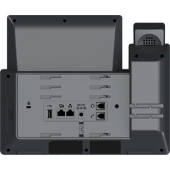 Teléfono IP Wi-Fi, Grado Operador, 12 líneas SIP con 6 cuentas, pantalla táctil 7", puertos Gigabit, Bluetooth, PoE, codec Opus, IPV4/IPV6 con gestión en la nube GDMS