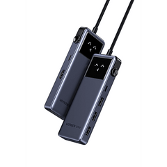 Hub USB-C 6 en 1 / HDMI 4K@60Hz / 3 Puertos USB-A 5Gbps / Carga PD 3.0 100W / Compatibilidad Universal Windows-macOS-Linux / Diseño Compacto