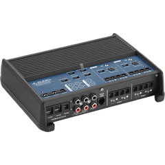 Amplificador Náutico y para Automóvil / 4 Canales / 400 W / Clase D / Rango Completo / 100 W RMS x 4 a 2 Ohmios / Filtros 50-500 Hz / Control Remoto Opcional / JL Audio