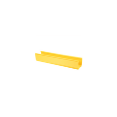 Canaleta FiberRunner™ 4X4, de PVC Rígido, Color Amarillo, 3 m de Largo