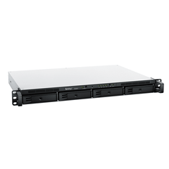 NAS RackStation RS822+ | 4 Bahías | 1U | AMD Ryzen V1500B | 32 GB DDR4 ECC | 4 Puertos 1GbE | Expansión PCIe | Compatible con SSD NVMe | Sistema Operativo Synology DSM.