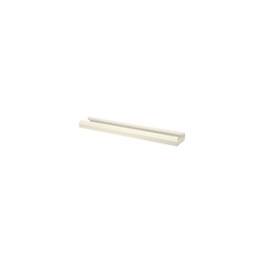Base para canaleta T-70, de PVC rígido, con orificios perforados para montaje, 103.3 x 44.9 x 1800 mm, Color Blanco Mate
