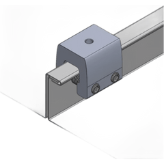 Clamp de Sujeción para Paneles Solares / M2 Clamp V2 / Aluminio Serie 6000 / Sin Perforaciones / Lámina Engargolada / 187 g / Tornillos Acero Inoxidable