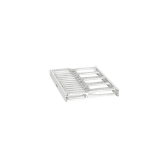 Organizador de Cables Horizontal NetManager de Alta Densidad, Doble (Frontal y Posterior), Para Rack de 19in, 1UR, Color Blanco