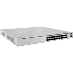 Switch eKit Core para Fibra Óptica Administrable Capa 3 / 16 puertos SFP 10 Gbps + 8 Puertos SFP28 25 Gbps / Capacidad de Conmutación 1,120 Gbit/s / Gestión Gratuita desde la Nube / Libre de Licenciamiento / Ruteo Dinamico (RIP, OSPF, IS-