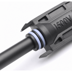 Conector Solar MC4 LONGi Sea-Shield / 1500 Vcc / 40 A (IEC) / 30 A (UL) / IP68 Sumergible 1.2 m (3.9 ft) / Doble Anillo de Sellado / Cable 4-6 mm²