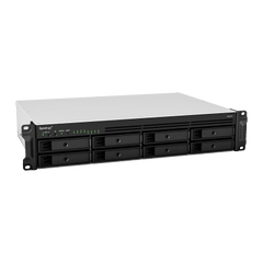 Servidor de Almacenamiento en Red RackStation RS1221+ | 8 Bahías | Expansión a 12 Bahías | CPU AMD Ryzen V1500B | 4 GB DDR4 ECC | RAID Soportado | 10/25GbE | Synology High Availability | Protección de Datos Integral.