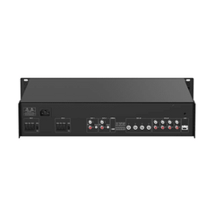 Amplificador de Red 500 Watts / Tareas en Tiempo Real y Programadas / Audio 2-Canales Mezcla Salida / Protección de Cortocircuito y Sobrecorriente / Entrada de Audio Múltiple / Plásticos de Ingeniería Alto-Resistencia