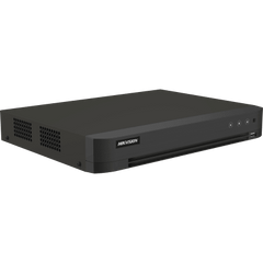 DVR 16 Canales TURBOHD + 8 Canales IP / 5 Megapixel Lite - 3K Lite / Audio de Dos Vías por Coaxitron / Reconocimiento Facial / ACUSENSE (Evita falsas alarmas) / 1 Bahía de Disco Duro / Salida de Video en Full HD