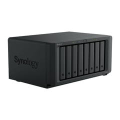 NAS DiskStation DS1825+ | 8 Bahías | AMD Ryzen V1500B | 8 GB DDR4 ECC | Hasta 2,239 MB/s Lectura | 2 Puertos 2.5GbE | Expansión PCIe 3.0 | Compatible con 10GbE y 25GbE | Caché SSD M.2 | Synology DSM.