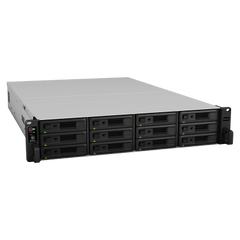 Servidor de Almacenamiento Synology RackStation RS3621RPxs | 12 Bahías | Procesador Intel Xeon D-1531 de 6 Núcleos | 8 GB DDR4 ECC | Expandible a 36 Bahías | Energía Redundante | Compatible con Virtualización y RAID.