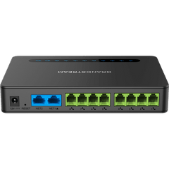 Gateway 8 Puertos FXS (Conectar Teléfono Análogo) con Router NAT Gigabit / 2 Perfiles SIP / Cifrado AES / Conferencia de Voz 3 Participantes / Calidad de Voz HD / Fax T.38 / 2 Puertos Gigabit / Aprovisionamiento Automatizado TR069