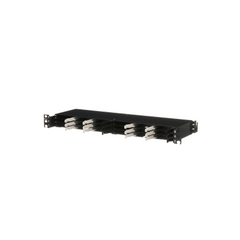 Panel de Distribución de Fibra Óptica, Acepta 18 Cassettes HD Flex™ en 4 Espacios, Hasta 144 Fibras, 1 UR