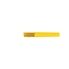 Canaleta FiberRunner™ 12X4, de PVC Rígido, Color Amarillo, 3 m. de Largo