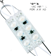 Módulo LED Resistente a Intemperie / 4500 Lúmenes / 110V / Luz Cálida 2 700 K / Hasta 20 Módulos en Serie / No Requiere Transformador.