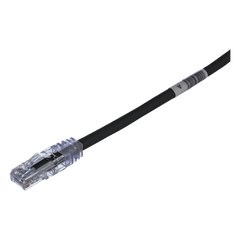 Cable de Parcheo TX6, UTP Cat6, 24 AWG, CM, Color Negro, 3.05 Metros (10 Pies)
