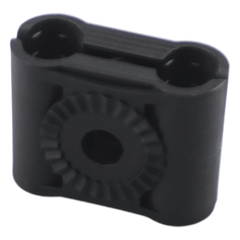 Paquete de 10 Sujetadores Plasticos Para Cable Coaxial de 3/8"