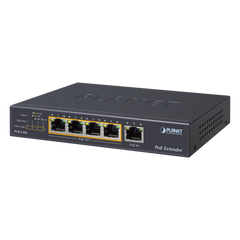 Extensor Ultra PoE de 65 Watts Con 4 Puertos Gigabit de Salida 802.3 af/at