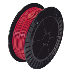 Cable Detector de Calor Lineal / Temperatura Fija 68°C / 152 m (499 ft) / Nylon Rojo Exterior / Guía Acerada / Resistencia 0.164 ohms/m / Compatible con Cualquier Panel