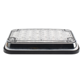 Luz de Advertencia de 6X4", Bicolor Rojo/Claro, Ideal para Ambulancias