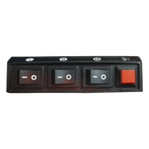 Switch de 4 interruptores para Encendido/Apagado y Control de patrones de destello