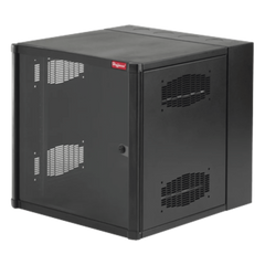 Gabinete AccessPlus de 8 UR Montaje en Pared de 19in / Doble Bisagra / Puerta con Ventana de Seguridad / 425 mm (16.7 in) x 620 mm (24.4 in) x 638 mm (25.1 in) / Color Negro