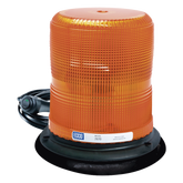 Baliza LED color ámbar con montaje magnético de succión DE 7" de altura