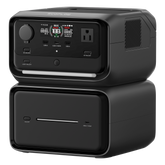 EcoFlow River 3 | Estación de Energía Portátil 858Wh Litio LFP / 2 AC 300 W (Max. 550W) / 1 USB-C 100W / 2 USB -A 12W / Cargador de Coche 8A a 12 o 24V / Conectividad WiFi y Bluetooth (App) / Carga Solar 110W Max.