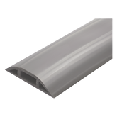 Canaleta flexible gris de PVC auto extinguible, (Rollo de 25mts.) (9300-05030)