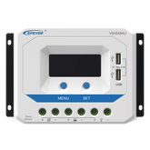 Controlador Solar de Carga PWM 12/24/36/48 V 45 A, Salida USB, con Display