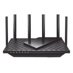 Router Tri-Band Wi-Fi 6E AX5400 / MIMO 2X2 / EasyMesh / 1 Puertos Gigabit WAN + 4 Puertos Gigabit LAN / OFDMA / Beamforming / WPA3 / Tether App / HomeShield