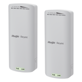 Kit Enlace Inalámbrico Recomendado para Elevadores, hasta 500m o 125 pisos, Preconfigurado, Ajuste Automático, Hasta 300 Mbps, Doble Puerto LAN