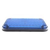 Luz de advertencia de 9x7", Color Azul, Ideal para Ambulancias