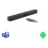 Barra de Videoconferencia Yealink A40 para Salas Medianas con Android Integrado Compatible con Teams Rooms, Zoom Rooms, RingCentral Rooms y BYOD- Incluye Control Remoto VCR11