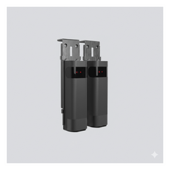 Haz Infrarrojo Inalámbrico ACCESS-PHW / Transmisor y Receptor Photo Beam / Triple Frecuencia 409-458 MHz / Alcance 20 Metros / Batería Litio 2300mAh / IP54 / Ajuste Angular -90° a +90° / Compatible Puertas Seccionales, Enrollables, C