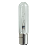 Bombilla de preenfoque transparente de 120 Vca de tamaño mediano para servicio pesado