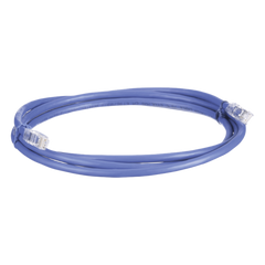 Cable de Parcheo UTP, Cat6A, 24 AWG, CM, Color Azul, 1.52 Metros (5 Pies)