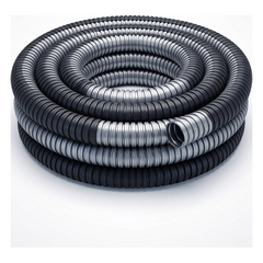 Tubo Flexible Liquidtight 2 1/2" (63 mm) / Acero Galvanizado + Forro PVC / Rollo 10 m (32.8 ft) / NEMA 4 / IP65
